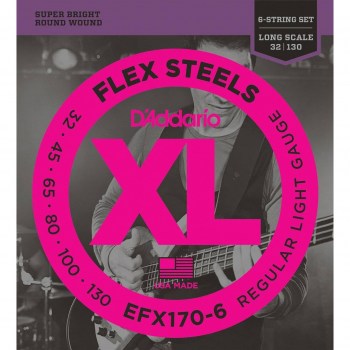 D`Addario EFX170-6 SET BASS FLXST купить