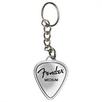 Fender Medium Pick Keychain, Pewter купить