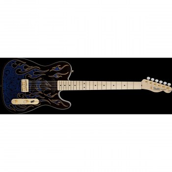 Fender James Burton Telecaster, Blue Paisley Flames, Maple купить