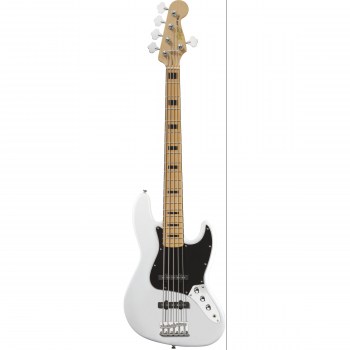 Fender Squier Vintage Modified Jazz Bass V, Maple Fingerboard, Olympic White купить