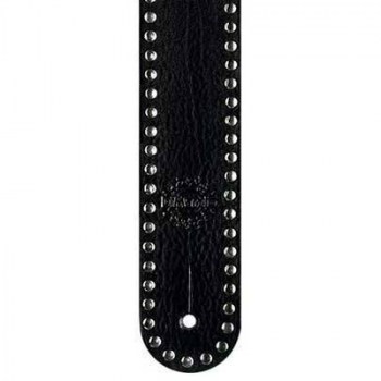 Dimarzio 2 INCH Custom ITALIAN STUDDED Leather STRAP (MEDIUM) Black DD3262M купить