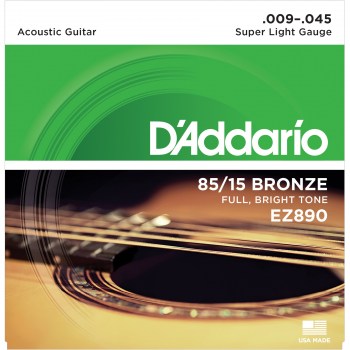 D`Addario EZ890 SET ACOUS GTR 85/15 SUP LITE купить