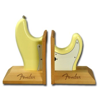 Fender Strat Body Bookends, White купить