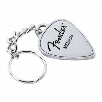 Fender Medium Pick Keychain, Pewter купить