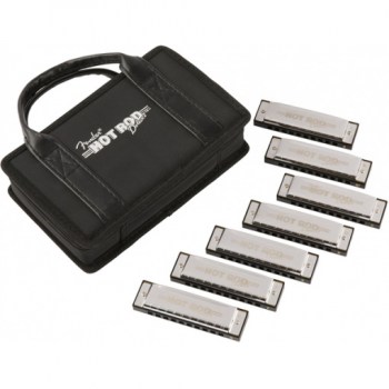 Fender Hot Rod Deluxe Harmonica, 7 Pack with Case купить