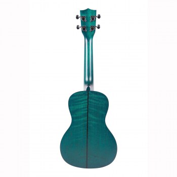 Kala Ka-cemb Kala Concert Exotic Mahogany Blue Ukulele купить