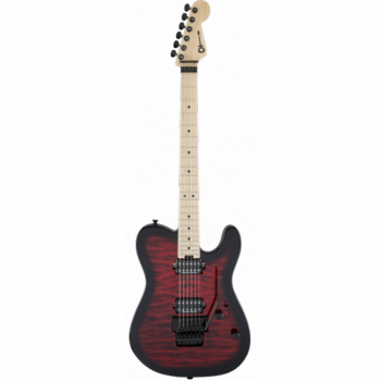 Charvel Pro-Mod San Dimas® Style 2 HH FR QM, Maple Fingerboard, Transparent Red Burst купить