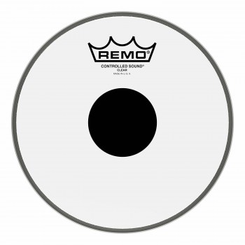 Remo Cs-0308-10- Batter, Controlled Sound®, Clear, 8` Diameter, Black Dot™ On Top купить