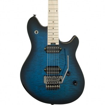 EVH® Wolfgang® WG Standard, Quilt Maple Top, Maple Fingerboard, Transparent Blue Burst купить