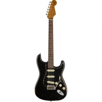 Fender LIMITED EDITION RELIC ROASTED DUAL-MAG STRAT, BLACK купить