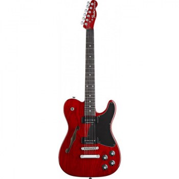 Fender Jim Adkins JA-90 Telecaster Thinline, Rosewood Fingerboard, Crimson Red Transparent купить