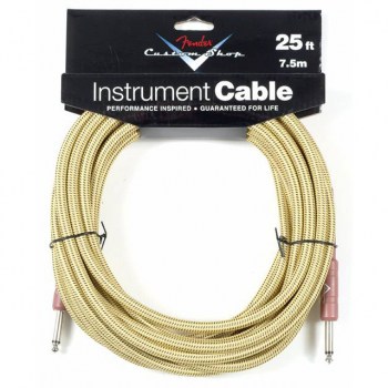 Fender Custom Shop 25` Instrument Cable TWEED купить