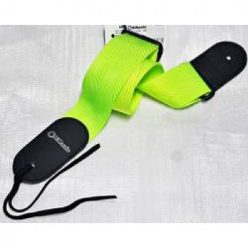 Dimarzio 2 INCH NYLON STRAP W/Leather ENDS NEON GREEN DD3100NGN купить