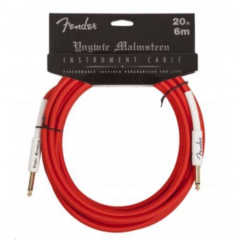 Fender 20` Yngwie Malmsteen Instrument Cable, Red купить