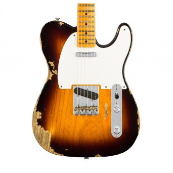 Fender Custom Shop 1953 Heavy Relic Telecaster, Maple Fingerboard, Wide-Fade 2-Color Sunburst купить