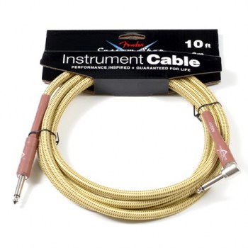 Fender Custom Shop 10` ANGLE Instrument Cable TWEED купить