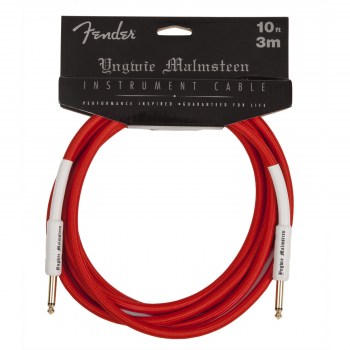 Fender 10` Yngwie Malmsteen Instrument Cable, Red купить