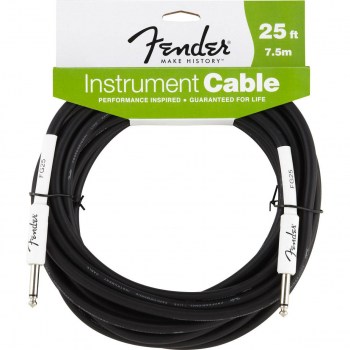 Fender 25` Instrument Cable Black купить