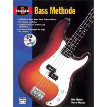 Alfred Music Basix Bass Methode Manus, Manus inkl. CD купить