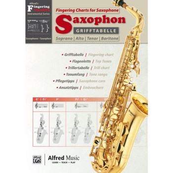 Alfred Music Grifftabelle Saxophon купить