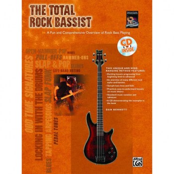 Alfred Music The Total Rock Bassist Book and CD купить