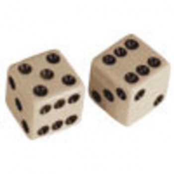 Allparts Poti Knobs "Dice" Set of 2 White купить