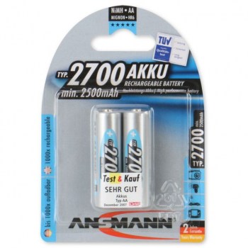 Ansmann NiMH Akku Mignon AA 2700mAh maxE купить