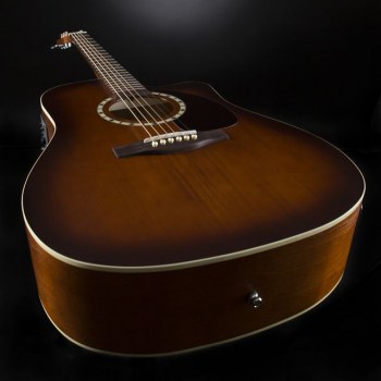 Art Lutherie Dreadnought, Antique Burst Cedar CW QUANTUM EQ купить