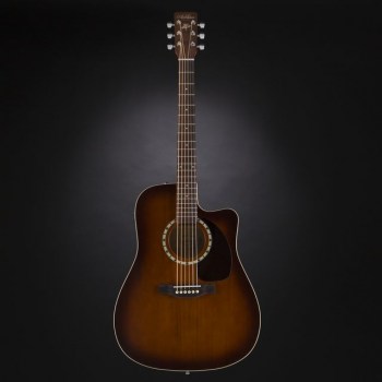 Art Lutherie Dreadnought, Antique Burst Cedar CW QUANTUM EQ купить