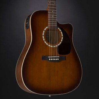 Art Lutherie Dreadnought, Antique Burst Cedar CW QUANTUM EQ купить