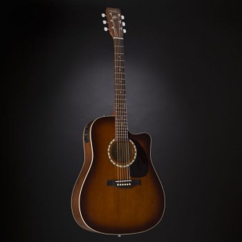 Art Lutherie Dreadnought, Antique Burst Cedar CW QUANTUM EQ купить