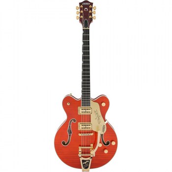 Gretsch G6620TFM Players Edition Nashville® Center-Block Double Cutaway with Bigsby, Filter`Tron™ Pickups, Tiger Flame Maple, Orange Stain купить