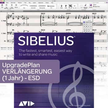 Avid Sibelius Upg. Plan Verlangerung, 1 Jahr - ESD купить