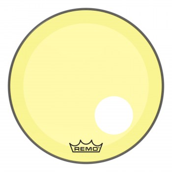 Remo P3-1320-ct-yeoh Powerstroke® P3 Colortone™ Yellow Bass Drumhead, 20`, 5` Offset Hole купить