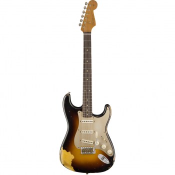 Fender LIMITED EDITION HEAVY RELIC `59 ROASTED STRAT, FADED 3-COLOR SUNBURST купить