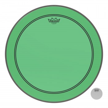 Remo P3-1320-ct-gn Powerstroke® P3 Colortone™ Green Bass Drumhead, 20. купить