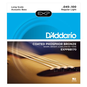 D`Addario EXPPBB170 COATED PHOSPHOR BRONZE 45-100 купить