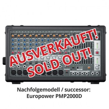 Behringer PMP 2000 EUROPOWER 800W Powermixer купить