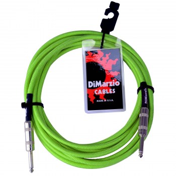 Dimarzio Instrument Cable 10` NEON GREEN EP1710SSGN купить