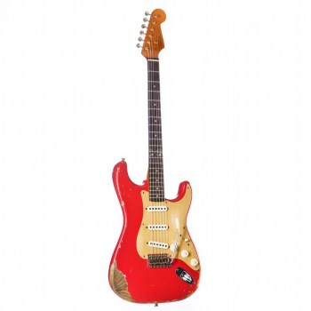 Fender LIMITED EDITION HEAVY RELIC `59 ROASTED STRAT, AGED FIESTA RED купить