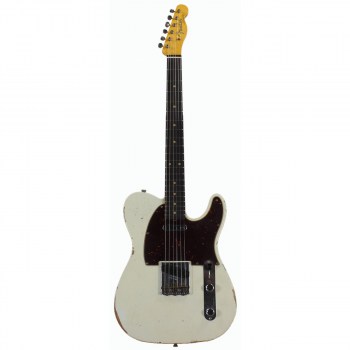 Fender Custom Shop 1961 Relic Telecaster, Rosewood Fingerboard, Aged Olympic White купить