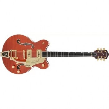 Gretsch G6620TFM Players Edition Nashville® Center-Block Double Cutaway with Bigsby, Filter`Tron™ Pickups, Tiger Flame Maple, Orange Stain купить