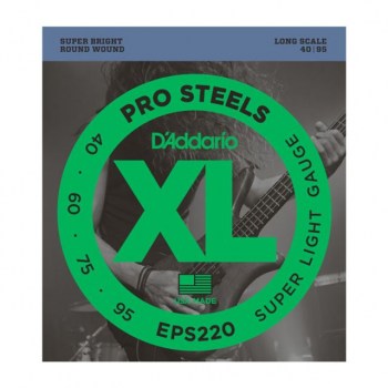 D'Addario Bass Strings Pro Steels 40-095 40-60-75-95, EPS220 купить