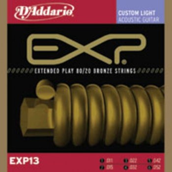 D'Addario A-Guit.Strings EXP13 11-52 Coated 80/20 Bronze купить