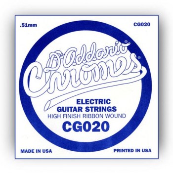 D'Addario Single String CG020 Flat Wound купить