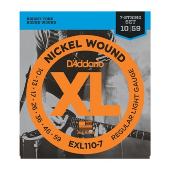 D'Addario E-Guit.Strings 10-59 7-String EXL110-7 7-String купить