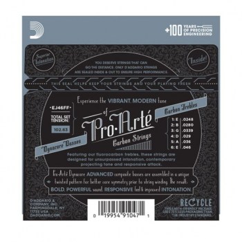 D'Addario Carbon Strings EJ46FF Pro Arte, Hard купить