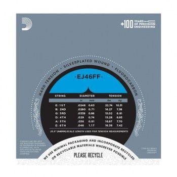 D'Addario Carbon Strings EJ46FF Pro Arte, Hard купить