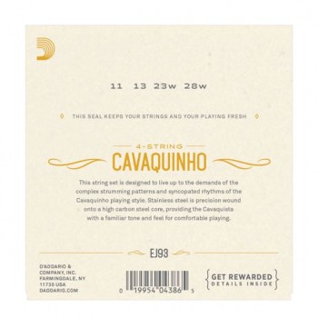 D'Addario Cavaquinho Strings J93 купить