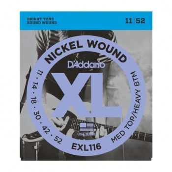 D'Addario E-Guit.Strings EXL116 11-52 Nickel Wound купить